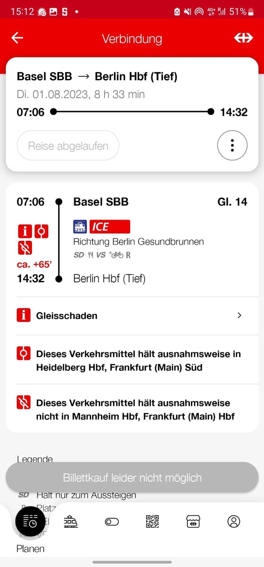 Die Deutsche Bahn ist für Verspätungen bekannt. Ein Nau.ch-Journalist erfuhr diese nun am eigenen Leib.