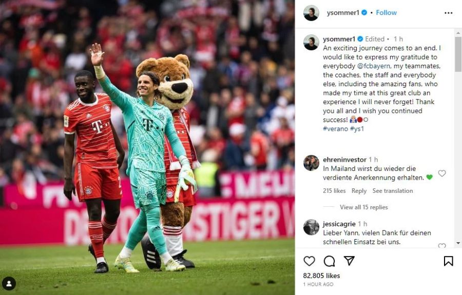 Yann Sommer Bayern München