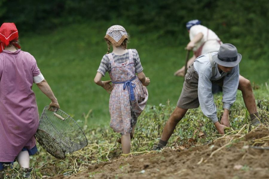 Kinder Sommerferien Feldarbeit Fernsehsendung