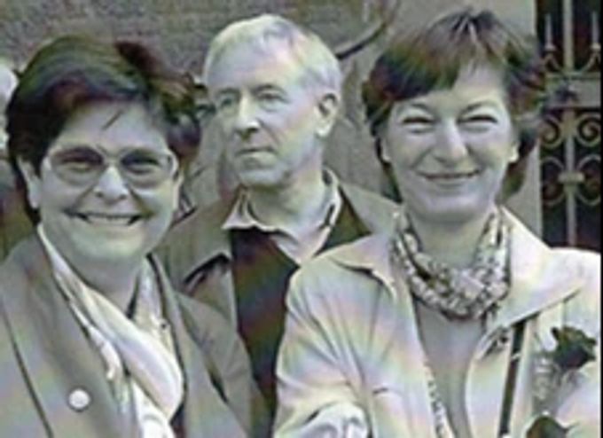 Ruth Dreifuss (l) mit Gian-Reto Plattner (m) und Veronica Schaller (r) Ruth Dreifuss