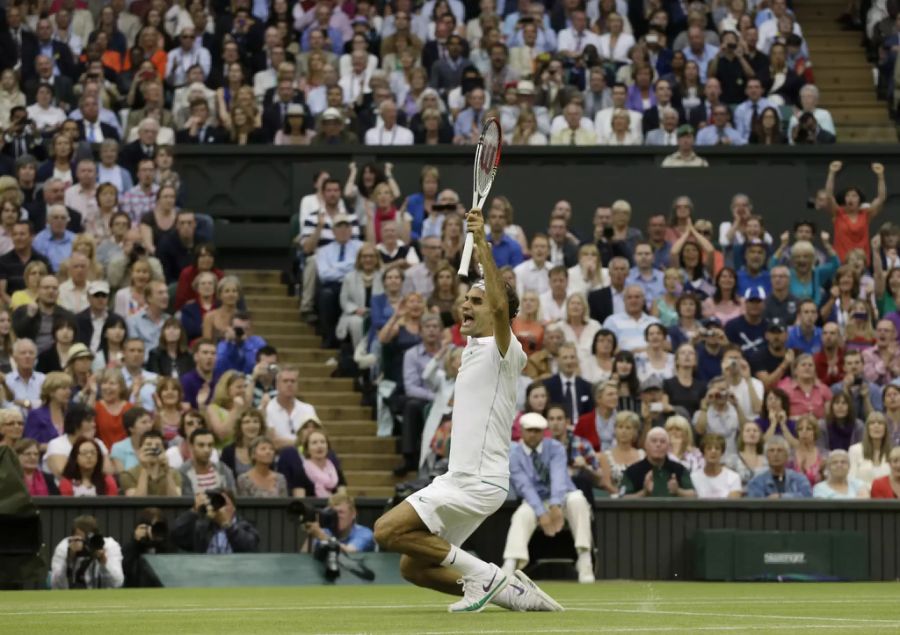 2012 verhindert Roger Federer den ersten britischen Titelgewinner in Wimbledon seit Fred Perry 1936. Er besiegt Andy Murray im Final in vier Sätzen.