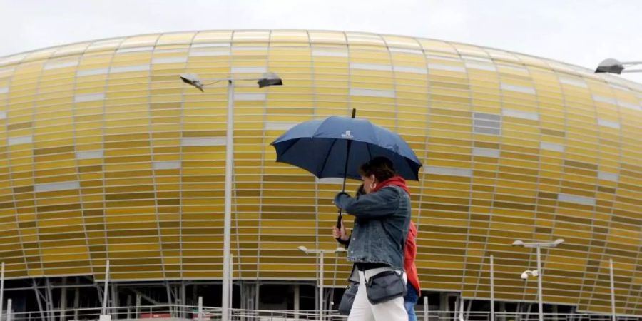 Das Finale der Europa League findet im Stadon in Gdansk mit Zuschauern statt. Foto: picture alliance / dpa