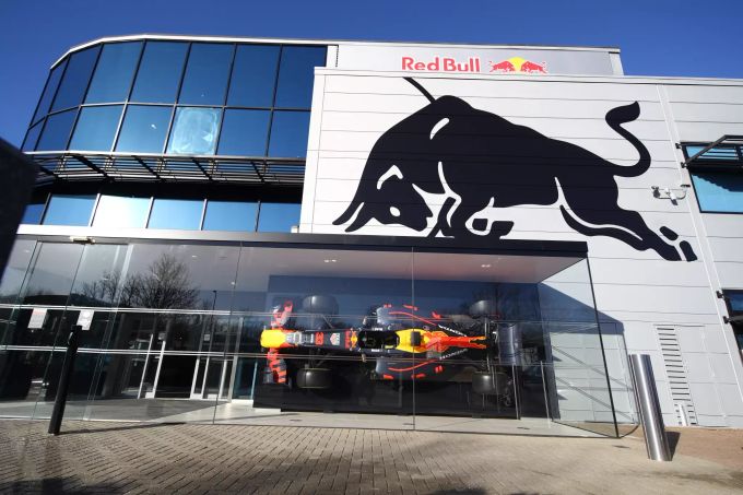 Die Red-Bull-Fabrik für die Formel 1 in Milton Keynes. Red Bull Formel 1