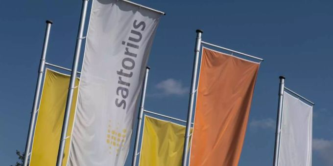 Der Pharmazulieferer Sartorius. sartorius