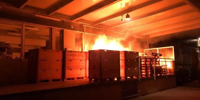 Die mutmasslichen Brandstifter wurden festgenommen. st. gallen