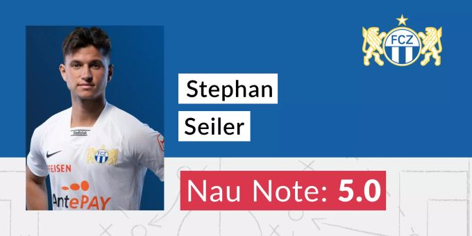Die Nau.ch-Note für Stephan Seiler vom FC Zürich. FC Zürich