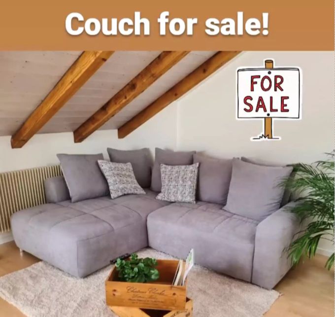 Schelling verkauft ihr Berner Sofa auf dem Internet. SCB Florence Schelling