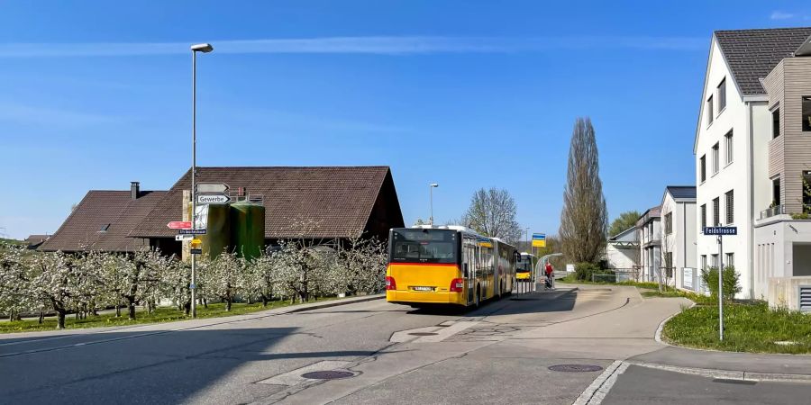 Das Dorfzentrum der Gemeinde Aesch (ZH).