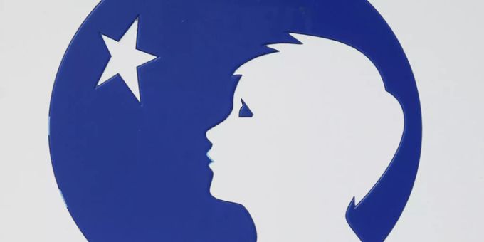 Das Logo von Danone. danone