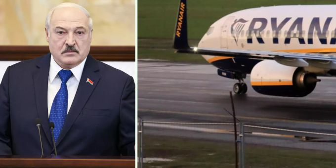 Diktator Alexander Lukaschenko soll eine Ryanair-Maschine zu einer Landung gezwungen haben, weil er Informationen aus der Schweiz erhalten haben soll, eine Bombe befinde sich an Bord. Das EDA dementiert seine Aussage. Lukaschenko Schweiz Ryanair