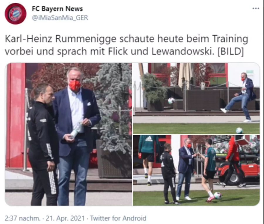 Bayern München Flick Rummenigge