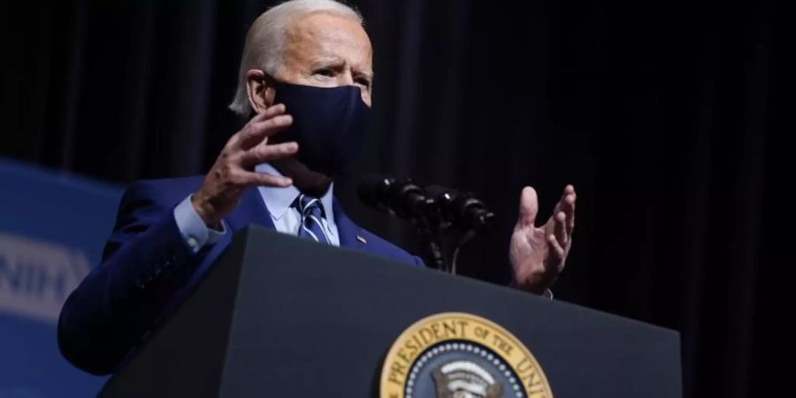 US-Präsident Joe Biden erklärt sich bereit, mit den Iranern über das Atomabkommen zu sprechen. Foto: Evan Vucci/AP/dpa