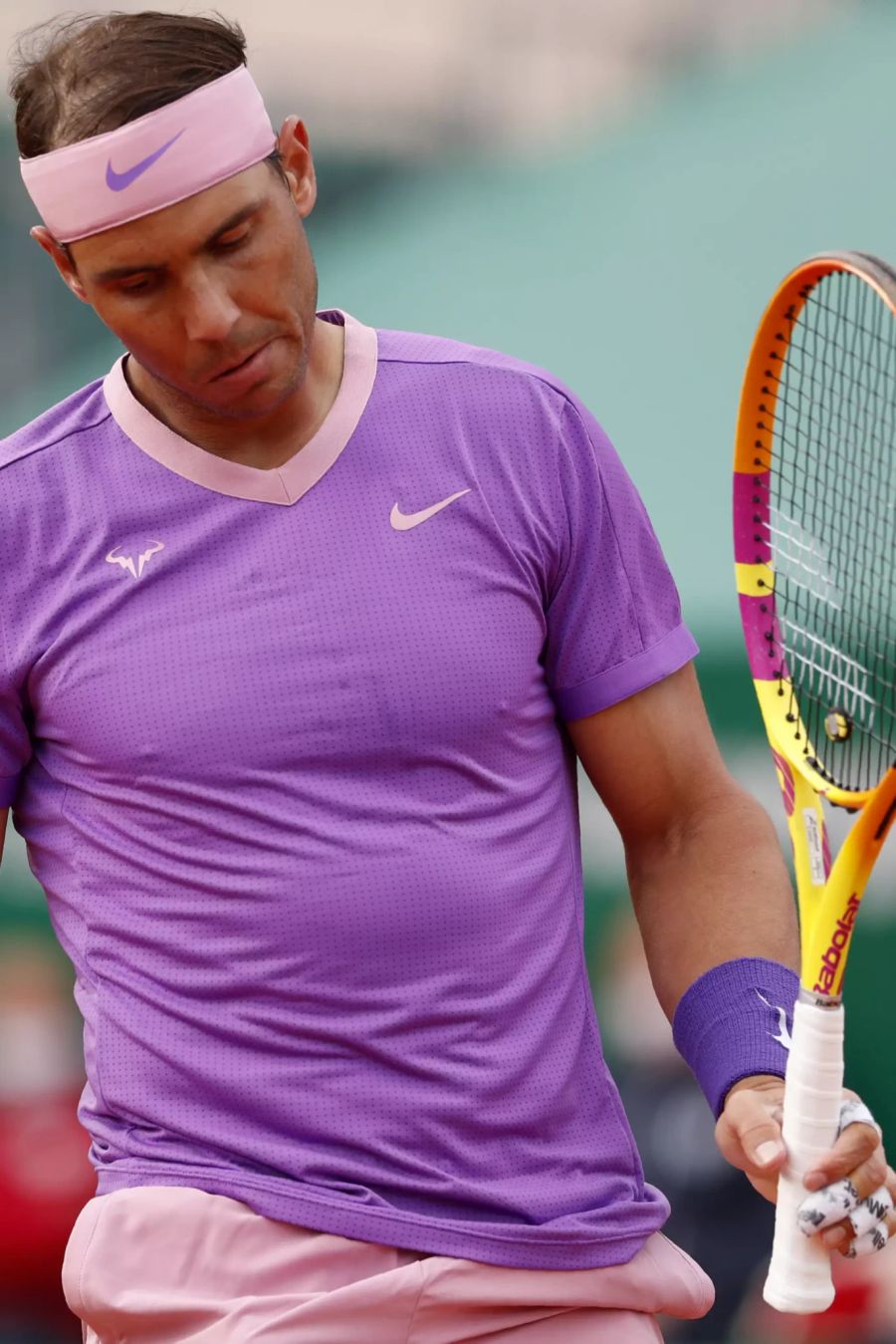 Ein enttäuschter Rafael Nadal scheidet bereits im Viertelfinal in Monte Carlo aus.