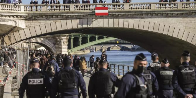 Police disperse gatherings on the banks of the Seine in Paris