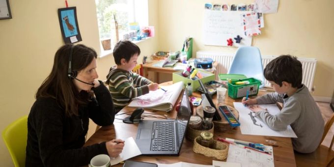 Homeoffice mit Homeschooling Homeoffice mit Homeschooling