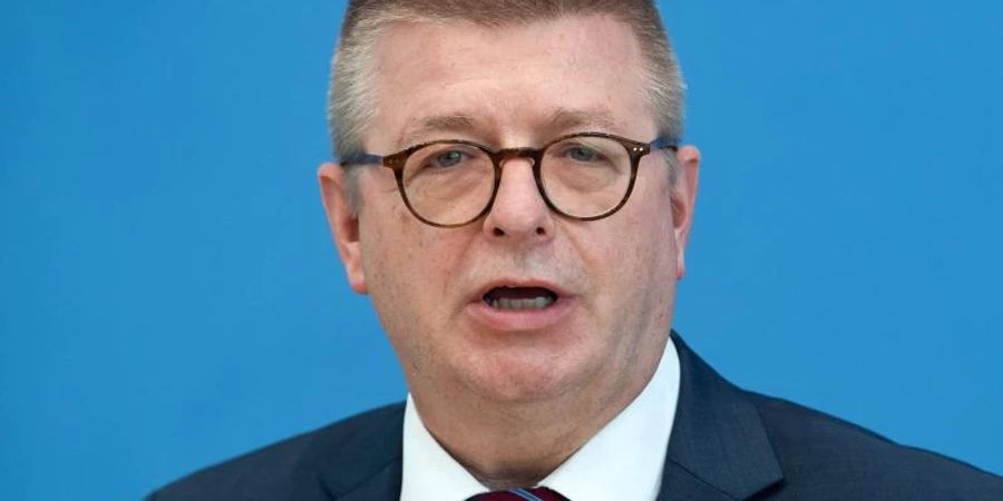 Der Präsident des Bundesamts für Verfassungsschutz, Thomas Haldenwang. Foto: Bernd von Jutrczenka/dpa