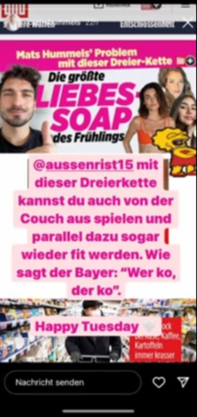 Cathy Hummels kommentiert das Liebes-Wirrwarr ihres Ex Mats Hummels. Mats Hummels Cathy Hummels