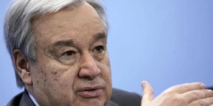 «Ich denke noch immer, dass es nicht passiert. Aber wenn es passiert, wäre es eine Katastrophe»: António Guterres. Foto: Michael Kappeler/dpa/Archiv «Ich denke noch immer, dass es nicht passiert. Aber wenn es passiert, wäre es eine Katastrophe»: António Guterres. Foto: Michael Kappeler/dpa/Archiv