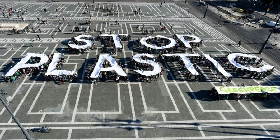 Greenpeace-Demonstration gegen Plastik (September 2018)