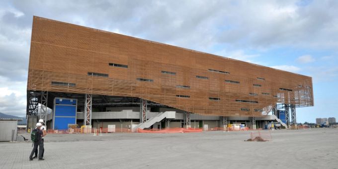 Die Handballarena in Rio soll in vier Schulen umgebaut werden. Die Handballarena in Rio soll in vier Schulen umgebaut werden.