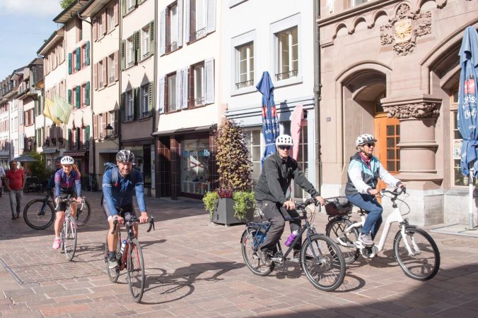 Rheinfeldens Altstadt gehörte dem Langsamverkehr.