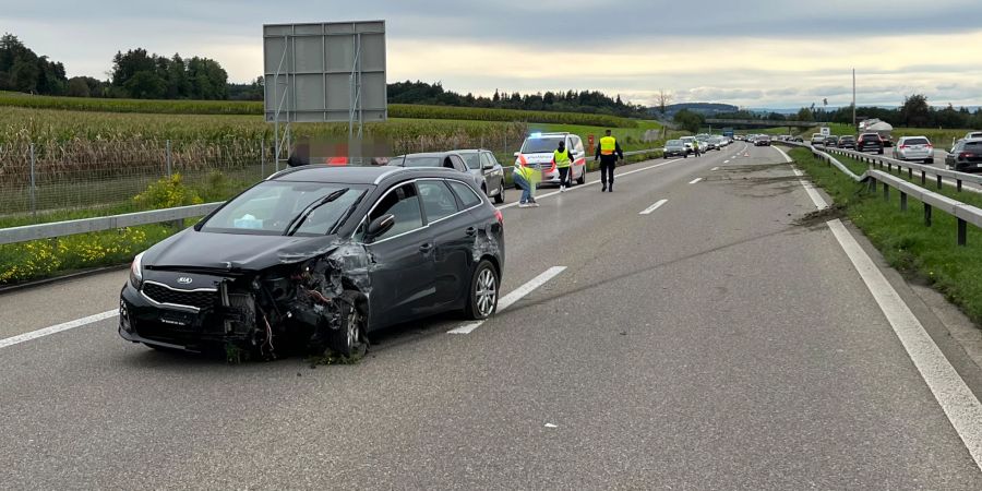Beim Unfall wurde niemand verletzt.