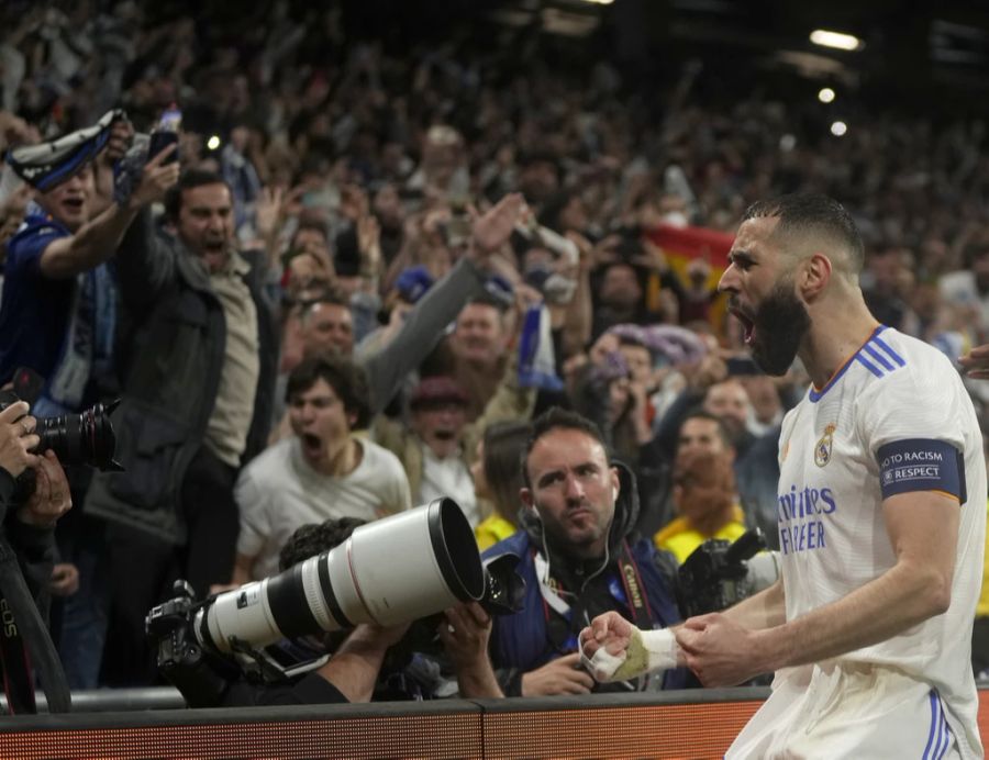 Bei den Spielen von Real Madrid im Santiago Bernabeu schauen 80'000 Zuschauer zu.