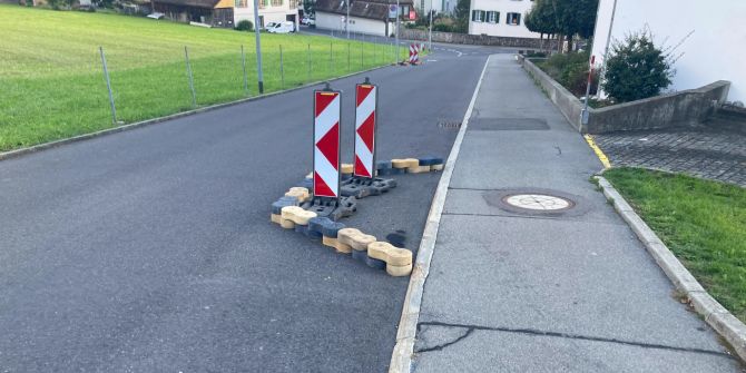 In der Riedstrasse in Schwyz wird Tempo 30 zu oft überschritten