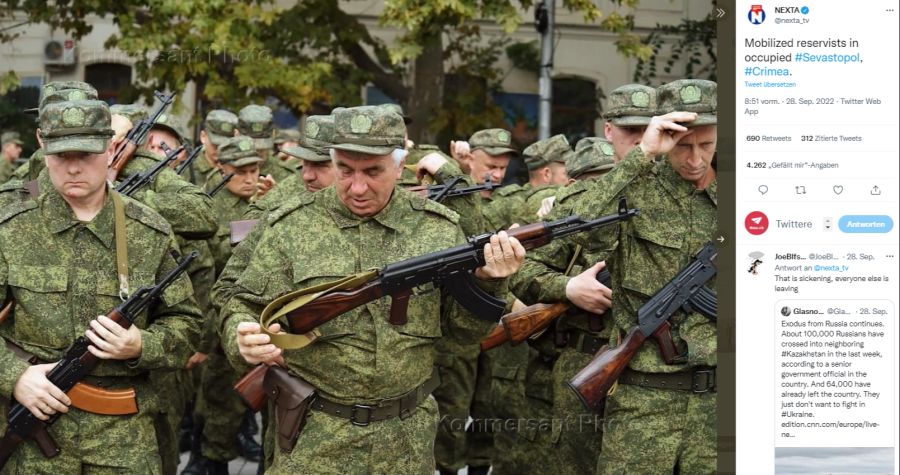 Die «Soldaten» verfügen über keinerlei militärischer Ausbildung.