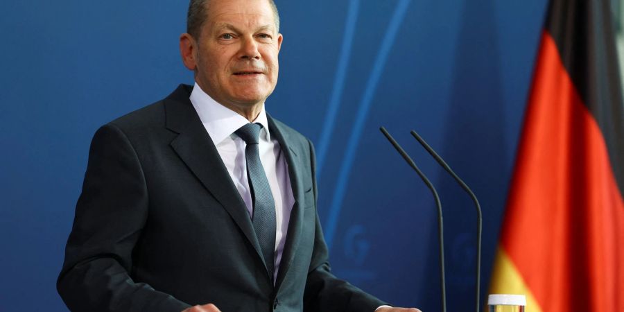 «Wir spüren unendliche Trauer über die Opfer und (...) grosse Wut auf den russischen Präsidenten und diesen sinnlosen Krieg»: Bundeskanzler Olaf Scholz.