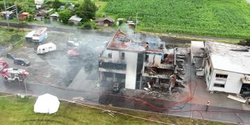 Rebstein SG Grossbrand Industriegebiet