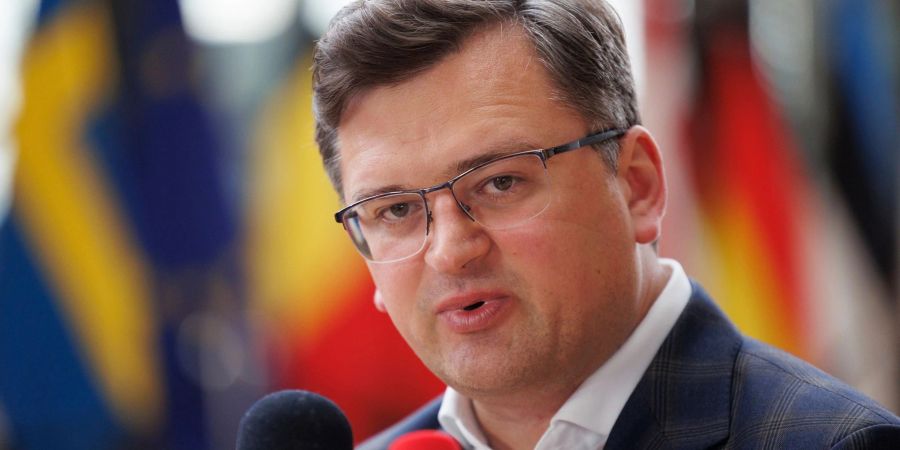 Kritisiert die Zweideutigkeit «einiger EU-Hauptstädte» bei den EU-Perspektiven Kiews: Ukraines Aussenminister Dmytro Kuleba.