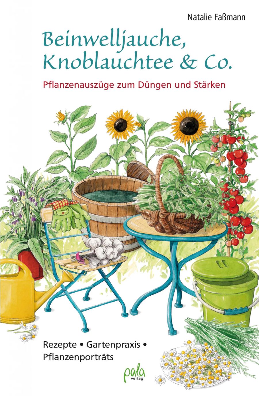 Buchcover Pflanzenauszüge Zeichnung Pala Verlag