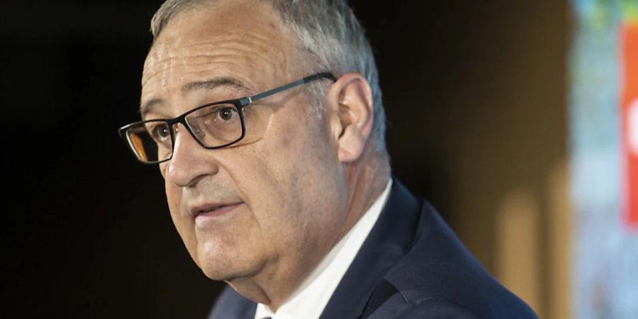 Käme nicht mehr genug Gas in die Schweiz, würden zuerst Sparappelle an die Bevölkerung gerichtet, sagte Wirtschaftsminister Guy Parmelin (SVP) gegenüber der «Neuen Zürcher Zeitung». (Archivbild)