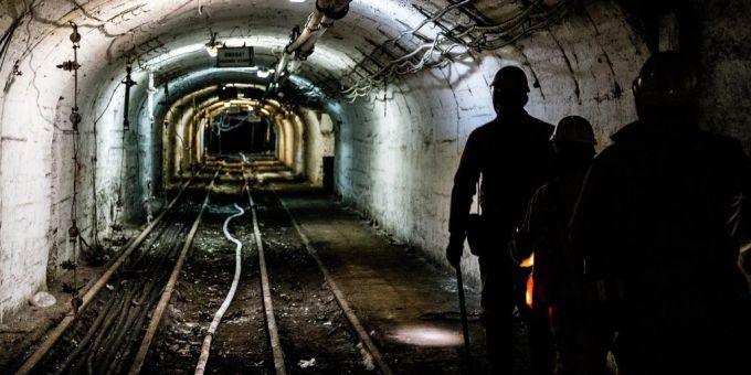 Eine Kohlemine im Süden Polens. kohlemine polen