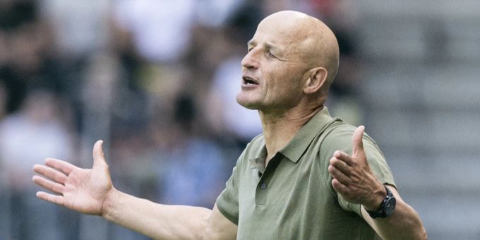 Peter Zeidler beim Cupfinal mit dem FC St.Gallen. peter zeidler