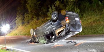Buochs NW: Selbstunfall auf der Autobahn A2