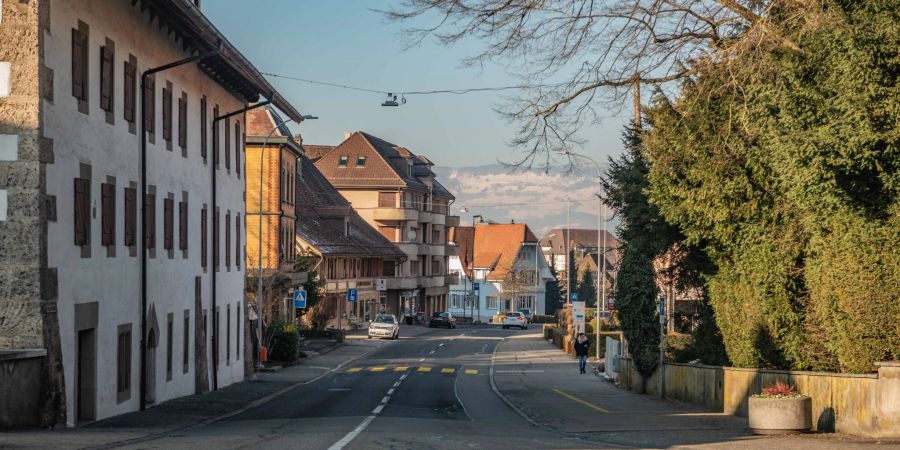 Die Wangenstrasse in Herzogenbuchsee.