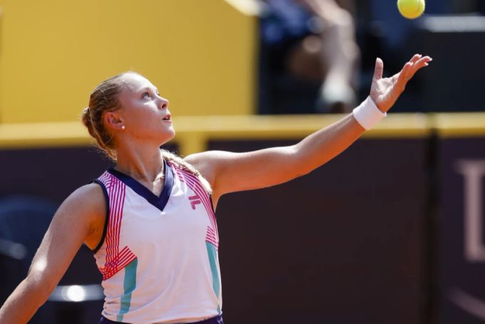 Joanne Züger siegt gegen Jule Niemeier. Jule Niemeier