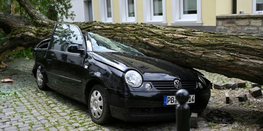 Schneise der Zerstörung in Paderborn