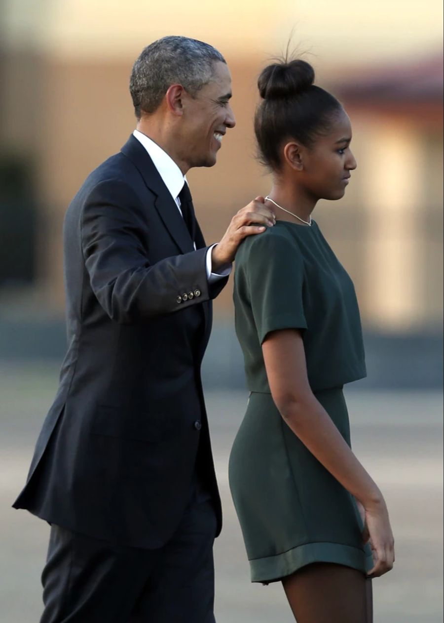 Heute kleidet sich die Obama-Tochter deutlich bunter.