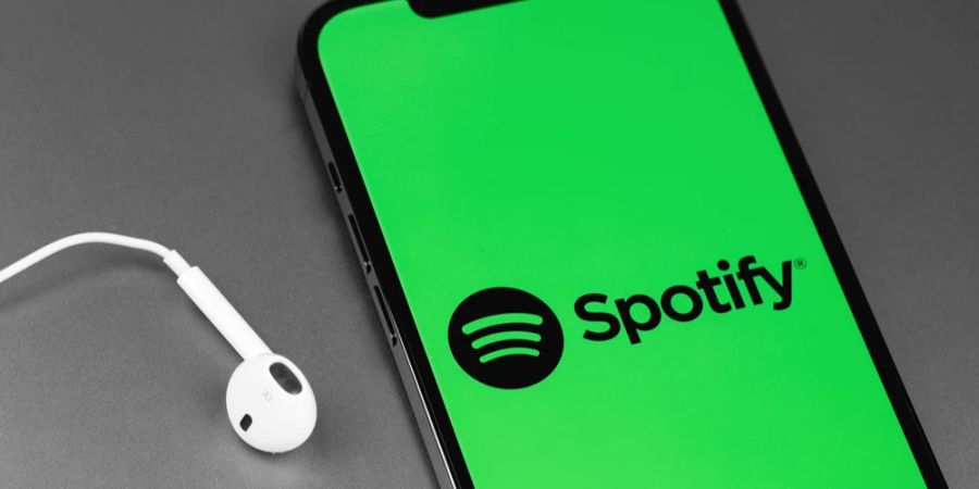 Smartphone Kopfhörer Logo Spotify