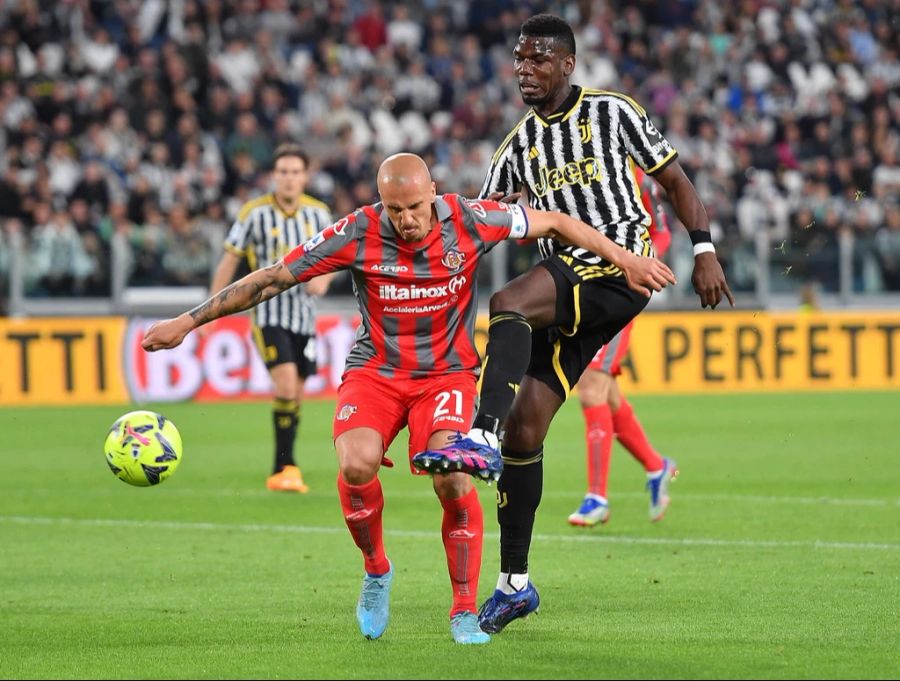 In seiner ersten Saison nach der Rückkehr reicht es einem von Verletzungen geplagten Pogba nur zu zehn Kurzeinsätzen.