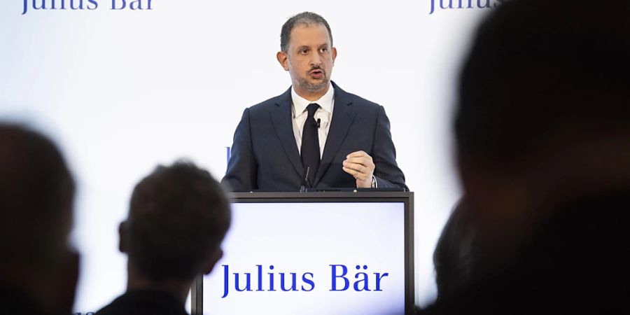 Im Herbst 2019 übernahm Philipp Rickenbacher das CEO-Amt bei Julius Bär, der im Zug des Signa-Debakels dann aber 2024 seinen Hut nehmen musste. (Archivbild)