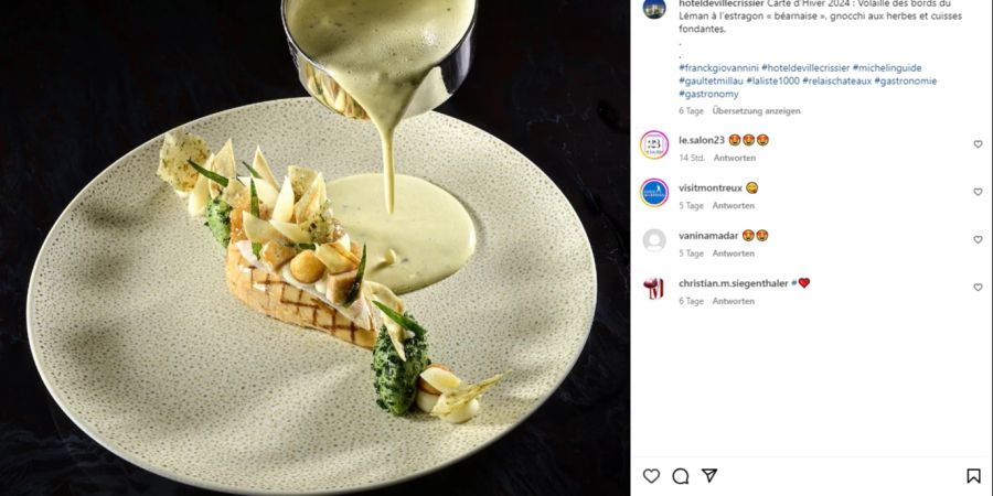 Restaurant instagram bild