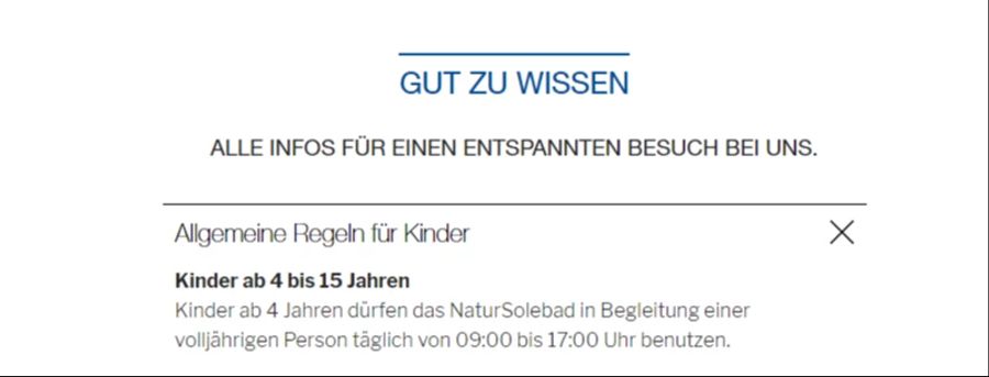 Kinder werden nur noch bis 17 Uhr ins Solbad Schönbühl BE gelassen.