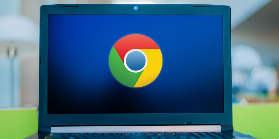 Chrome auf dem Laptop