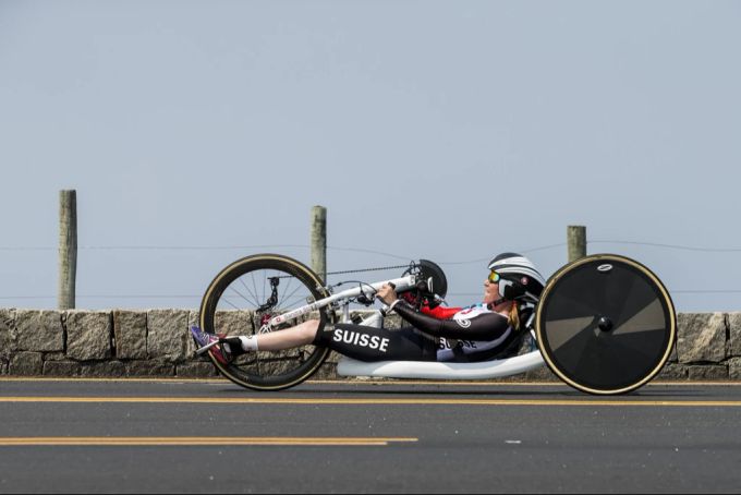 Die Handbikerin war an den Olympischen Spielen in Rio und Tokyo. Sandra Stöckli