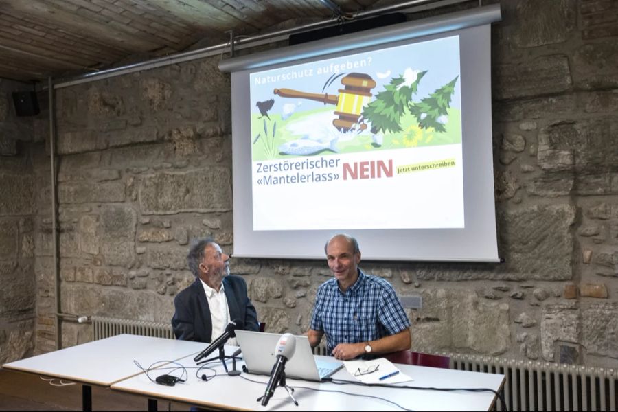 Unterstützt wird das Referendum von der «Vereinigung Freie Landschaft Schweiz» und der «Fondation Franz Weber». (Symbolbild)