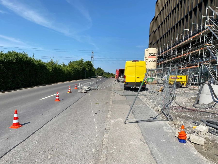 Unfall Baustelle